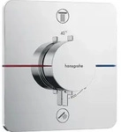 UP-Thermostat Hansgrohe ShowerSelect Comfort Q Fertigset 2 Verbraucher chrom