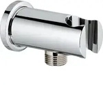 Wandanschlussbogen Grohe Rainshower mit Brausehalter, chrom rund
