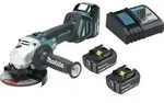 Akku-Winkelschleifer MAKITA 18V DGA513RT3J mit 3x 5,0 Ah Akkus und Ladeger&auml;t