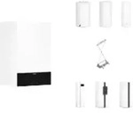 Paket Vitodens 200-W B2HH 32 kW Um. 7'' mit Montagehilfe und Anschlussset VIESSMANN