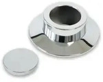 Manschette 60mm f&uuml;r Unterputz Wasserz&auml;hler mit Rosette und Ring verchromt