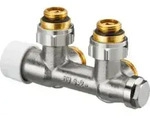 Oventrop Anschlussarmatur Multiblock T 1/2'' AG x 3/4'' AG 1- und 2-Rohr Eck