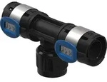 Geberit FlowFit &Uuml;bergangs-T-St&uuml;ck mit MasterFix, Durchgang (Ausf&uuml;hrung: 16 mm x