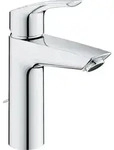 Waschtischmischer Grohe Eurosmart M-Size Ausladung 121 mm chrom versenkbare Kette