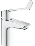 WT-Einhebelmischer Grohe Eurosmart S-Size, chrom mit Push-open Ablauf langer Hebel