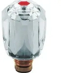 Oberteil Grohe 45956 mit Brillant Griff,Markierung rot, 1/2'',chrom