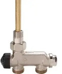 E-Z Ventil mit Tauchrohr DN 15 Zweirohrsystem Eckform