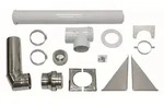 Vaillant Basis-Anschluss-Set 80/125 mm konzentrisch Edelstahl/PP f&uuml;r Fassade