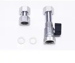 Warmwasser Anschluss Set 1/2'' Aufputz