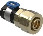 Geberit FlowFit &Uuml;bergang mit Verschraubung auf PEX-Rohre (Ausf&uuml;hrung: 20 mm -