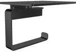 Papierhalter emco loft mit Ablage schwarz