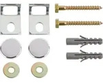 Urinal-Befestigungs-Set Geberit mit Abdeckkappen verchromt Kerafix