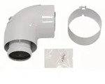 Vaillant Revisionsbogen 90 Grad turboTEC konzentr. Alu 60/100mm mit Reinigungsd.