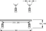 Badewannenf&uuml;&szlig;e WA-Standard (Ausf&uuml;hrung: bis 1800x800 mm)