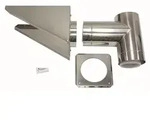 Vaillant Au&szlig;enwandanschluss DN225/160 Edelstahl f&uuml;r Fassaden-Abgassystem DN160