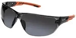 Schutzbrille NESS+ Rahmen orange / schwarz &ndash; Rauchglas PC NESSPPSF