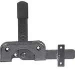 Gartentorfalle DURAVIS&reg; f&uuml;r schmale Rahmenh&ouml;lzer, Material: Stahl, blau...