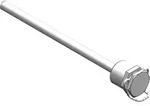 Tauchh&uuml;lse G 1&frasl;2 x 150 mm mit Halteklammer VIESSMANN