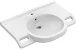 Waschtisch V&B ViCare mit &Uuml;berlauf, 800x550mm, wei&szlig;, Hahnloch mittig