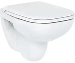 Wand-WC Duravit D-Code Compact 480 mm, Tiefsp&uuml;ler, Wei&szlig;