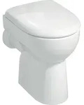 Stand-Flachsp&uuml;l-WC Geberit Renova, wei&szlig;, Abgang waagrecht, BxHxT: 355x410x475mm
