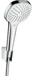 Handbrause-Set Hansgrohe Croma/Select E Vario/Porter, Schlauch 1250 mm, wei&szlig;/chrom