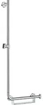Brausestange Hansgrohe Unica Comfort 1100mm wei&szlig;/chrom mit Korb, Links