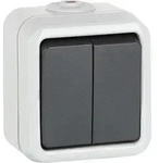 AP-Serienschalter PEHA IP44, grau, D625 WAB PEHA by Honeywell
