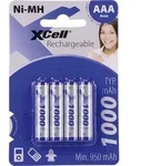 Ni-MH Akku-Zellen (1,2 V Micro) 1000 mAh 4er Blister Xcell