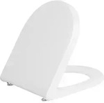 WC Sitz Duravit Starck 3 Standard,wei&szlig;,mit Edelstahl- Scharnier,BxHxT:380x30x383mm