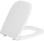 WC-Sitz Duravit D-Code mit Softclose, Scharniere Kunststoff, Wei&szlig;