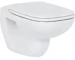 Wand-Tiefsp&uuml;l-WC Duravit D-Code sp&uuml;lrandlos, wei&szlig;