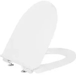 WC-Sitz Duravit No. 1 m. Softclose, Scharniere edelstahl, wei&szlig;