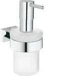 Seifenspender mit Wandhalter Grohe Essentials Cube chrom