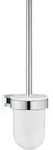 WC B&uuml;rstengarnitur Grohe Essentials Cube mit Wandhalter chrom