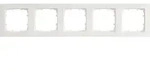 Rahmen 80-mm-Ma&szlig; 5fach, 364 mm x 80 mm titanwei&szlig; / 1 St&uuml;ck Siemens
