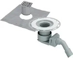 Ablaufgarnitur Viega 4927 in DN40xDN50, Kunststoff grau