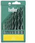 Holzspiralbohrer-Set Heller CV 8-teilig &oslash;: 3/4/5/6/7/8/9/10mm