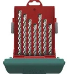 Hammerbohrer-Set Heller 7-teilig Trijet mit SDS-Plus Aufnahme &oslash;: 5/6/6/8/8/10/12mm