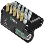 Bitset Bit-Check Wood 1 Wera 12-teilig mit Universalhalter