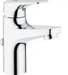 Waschtischmischer Grohe Bauflow S-Size Ausladung 91 mm chrom
