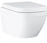 Combi-Pack Grohe Euro sp&uuml;lrandlos Keramik wei&szlig;, WC-Sitz Softclose, QuickRelease
