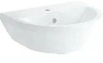 Handwaschbecken VitrA Integra 450x360mm, wei&szlig;, mit &Uuml;berlauf 1 Hahnloch mittig,