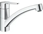 Sp&uuml;ltischmischer Grohe BauEco Schwenkauslauf Ausladung 231 mm chrom