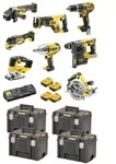 Akku-Set DeWALT 8-teilig 18V DCK865P4T-QW mit 4 x 5,0 Ah Li-Ion Akkus und
