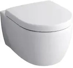 Wand-Tiefsp&uuml;l-WC Geberit iCon wei&szlig;, sp&uuml;lrandlos mit KeraTect, BxHxT: 350x330x530mm