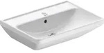 Waschtisch Duravit D-Neo, BxHxT: 650 x 170 x 440 mm, mit &Uuml;l., 1 HL mittig, wei&szlig;