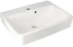 Handwaschbecken Geberit Renova Plan, BxHxT: 480 x 165 x 380 mm, wei&szlig;
