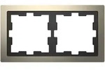 D-Life Metallrahmen, 2fach, Nickelmetallic merten