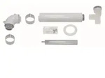 Vaillant Basis-Anschluss-Set Brennwert 60/100 PP an Abgasleitung DN 80 im Schacht